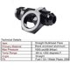 thumbnail image 5 of Conector Bulkhead Flare CNRAQR 6AN Macho a Macho de Aluminio 2 Piezas, 5 of 8
