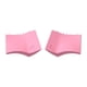 thumbnail image 1 of 2 Piezas De Silicona Delineador De Ojos Estampador De Pestañas Herramienta Guía Para Mujer Maquillaje Rosa, 1 of 5
