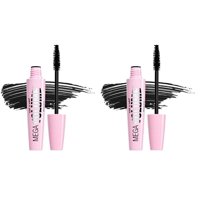 Máscara Wet N Wild Mega Volume, Impermeable, Muy Negra, 6 Ml, X2
