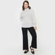 thumbnail image 4 of Sweater Mujer Grueso Gris Melange Corona, 4 of 5