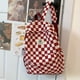 thumbnail image 1 of Stylish Plaid Schoolbag: Large Capacity Checkerboard Backpack for Everyday & Travel Use, 1 of 5
