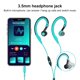 thumbnail image 4 of Auriculares deportivos para correr, microcableados, intraurales, azules, 4 of 7