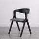 thumbnail image 1 of Silla Comedor Madera Tapiz Chenilla Margot Venhoouse Negra, 1 of 10