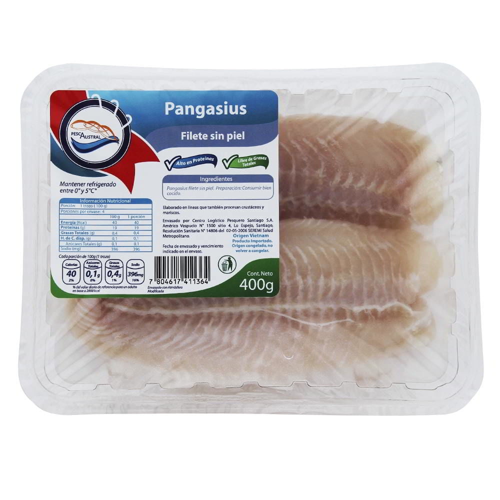 Pangasius Filete 400 g Pesca Austral
