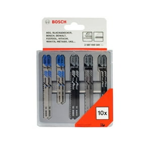 Bosch - Juego De 10 Hojas De Calar Para Madera Y Metal Con Encastre T
