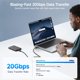 thumbnail image 2 of Cable USB‑C Cable Matters 2 unidades 0,9 m 20 Gbps negro, 2 of 7