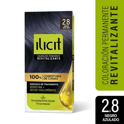 Coloración Cabello 2/8 Negro Azulado 45 G Ilicit