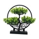 thumbnail image 3 of Árbol Bonsái Artificial Verde Para El Alféizar De La Ventana, La Mesa Del Hogar, El Escritorio De La Oficina, Verde Claro, 3 of 5
