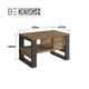 thumbnail image 3 of Mesa de Centro Moderna Industrial Be Design – Madera Grafito, 3 of 3