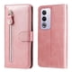 thumbnail image 4 of Funda con Cremallera para OPPO A3 Pro 5G, Carcasa Cartera de Cuero PU con Soporte y Tarjetero, 4 of 6