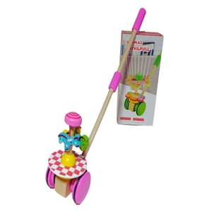 Doremi - Correpasillo De Madera Niña Rosa