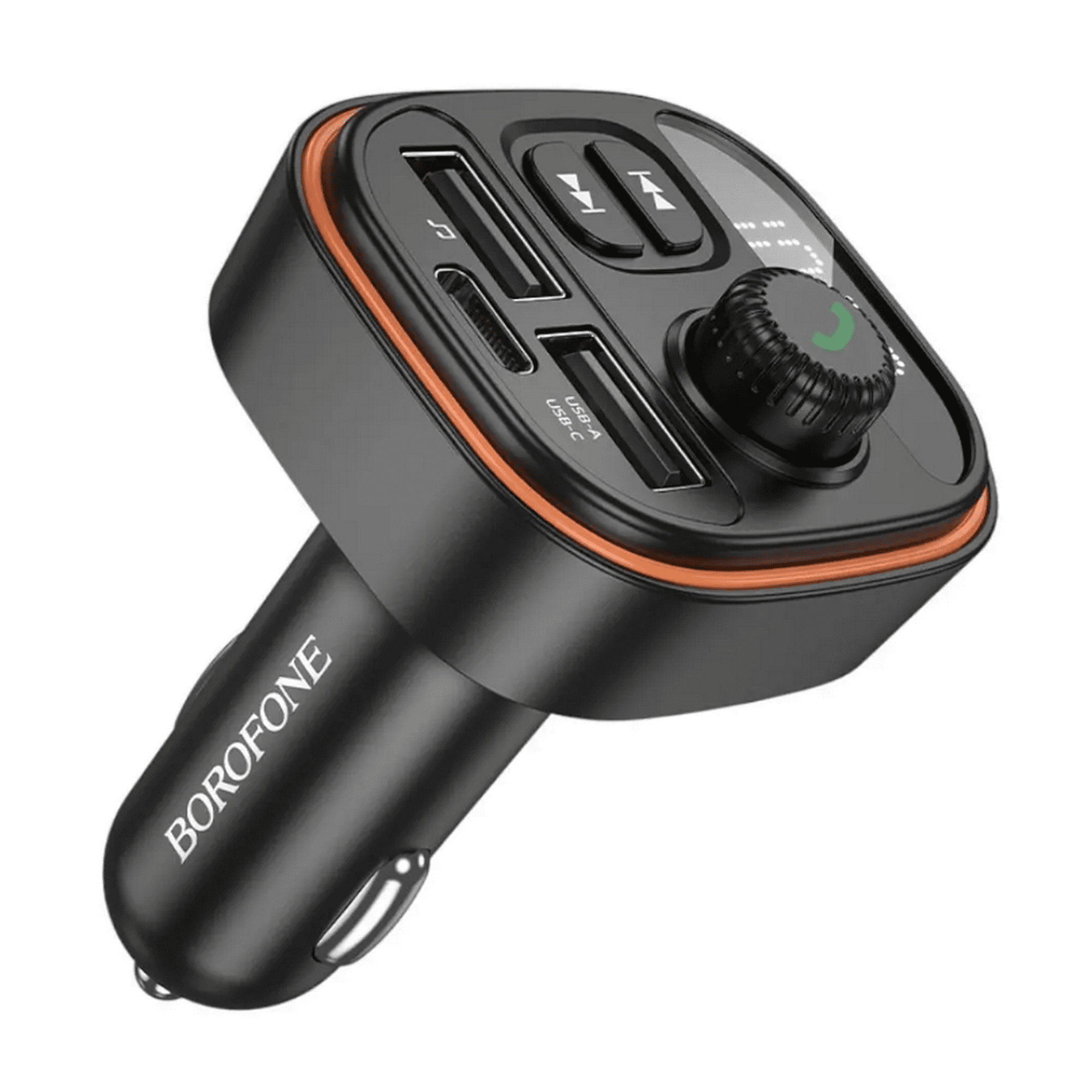 Transmisor Fm Con Cargador De Auto 19w - Borofone Bc59