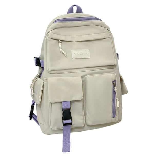 New Kids Backpacks Solid Soft Large capacity Canvas School Bag for Middle and High School Students Boy Girls Book Bag