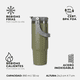 thumbnail image 2 of Termo Botella Agua Térmica Caliente Acero Inoxidable 890 Ml Trekka, 2 of 3