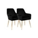 thumbnail image 1 of Pack 2 Sitiales Poltronas Lineal Gold - Negro, 1 of 3