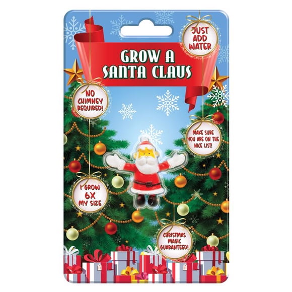 Juguetes Grow a Santa Magical Toy Playmaker, rojo y blanco (paquete de 12)
