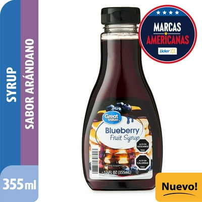 Jarabe Syrub Sabor Arándano 355 Ml Great Value