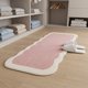 thumbnail image 5 of REGALWOVEN Alfombra de Cocina Boho, Pasillo Antideslizante Lavable a Máquina para Pasillo al Lado de la Cama, Suave Alfombra de Piso de Lana Sintética Desgastada Rosa Claro 47" x 16", 5 of 6