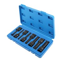 Ioensy - 8X Brocas De 12 Puntas Con Estuche Impulsión De 1/2"" Para Autos Camiones Electrodomésticos