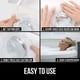 thumbnail image 4 of Transform Your Bath into a Relaxing Spa with our Clear Overflow Drain Cover - Perfect Gift for Mom! Fits Most Tubs, with Multiple Adhesive Magnets for Sturdy Hold., 4 of 4