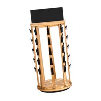 Bothyi - Expositor De Patatas Fritas Con Base De Madera Giratoria De 360° Para Mostrador