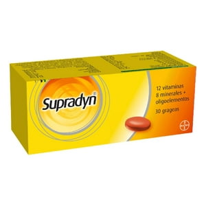 Bayer Otc - Supradyn Vitaminas Y Minerales 30 Grageas