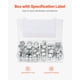 thumbnail image 5 of Kit de conexiones hidráulicas VEVOR 64 PCS BSPP con tapa y enchufe, 5 of 8