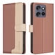 thumbnail image 1 of Funda Cartera con Bloqueo RFID para Motorola Moto Thinkphone 25 con Ranuras y Soporte Marrón, 1 of 5