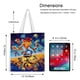 thumbnail image 5 of Crash Bandicoot Bolso de tela con estampado de lienzo para mujer, bolsa de compras reutilizable y estética, con cremallera interior, regalo para mujer, 35 × 40 cm., 5 of 6