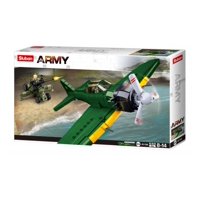 Sluban - Avión Caza Zero Japones, Compatible Lego