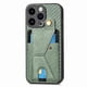 thumbnail image 3 of Funda Resistente para iPhone 15 Pro Max con Tarjetero y Soporte, Diseño Magnético Verde, 3 of 5