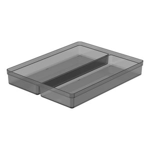 Ou - Organizador De Cajón Clear 37,5 X 30 X 5,6 Gris