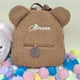 thumbnail image 1 of Personalised Womens Girls Cute Bear Pattern Backpack Gift Plush Toddler Backpack for girls Custom Name Small Casual Shoulder, 1 of 3