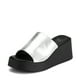 thumbnail image 5 of Sandalia Casual Plataforma Plateada Mujer Weide QIU330, 5 of 9