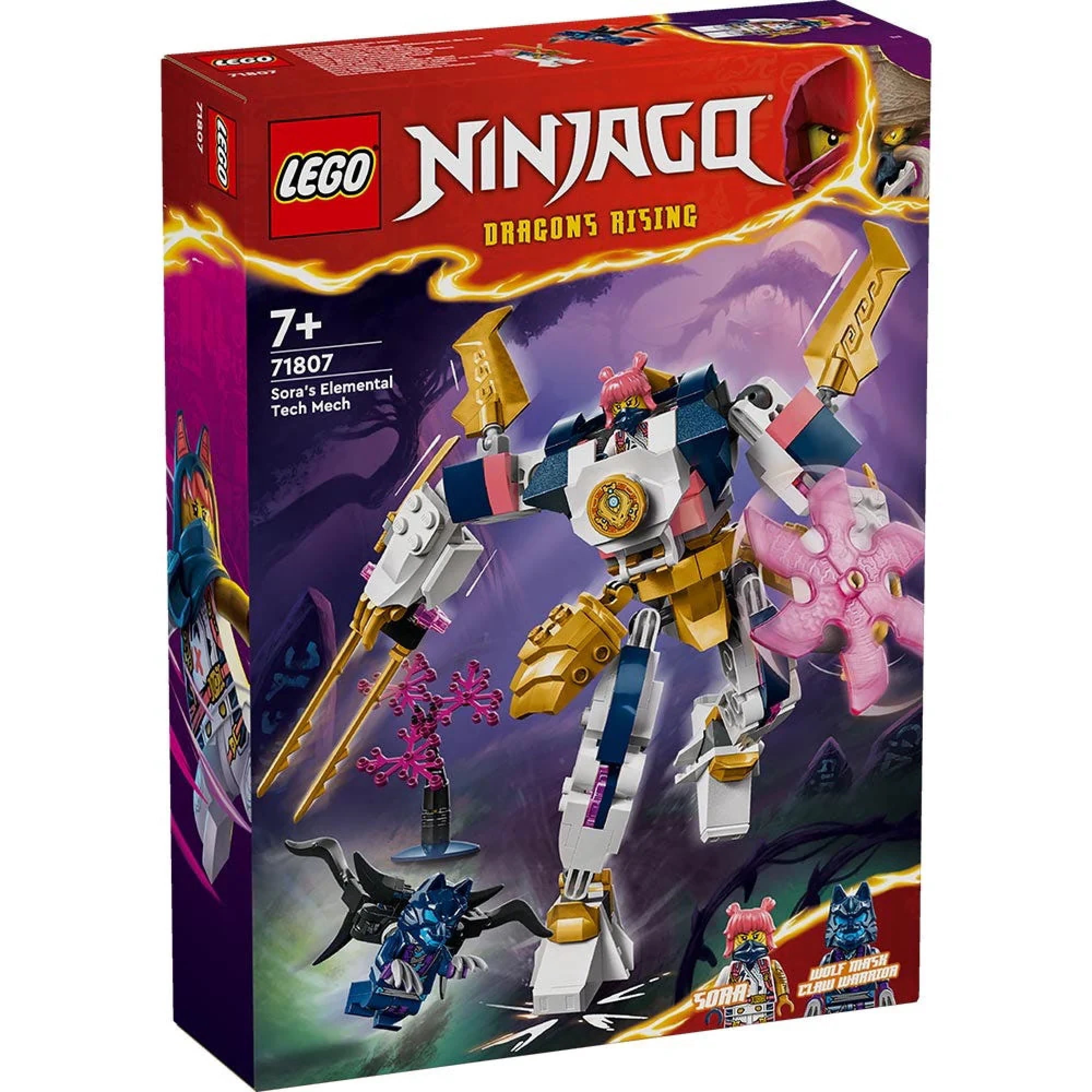 Bloques de construcción Lego Ninjago Armadura Tecno Sora (71807)
