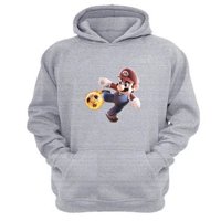 Genérico - Polerón Canguro Plomero Futbol Gris Claro Talla L Unisex