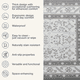thumbnail image 5 of Set de 2 Alfombras Anti Fatiga Café 12 mm Home Logics 1 un, 5 of 7