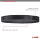 thumbnail image 2 of Cinturón de nailon Bianchi 7205 negro de 24 a 28 cm para trabillas de 38 mm, 2 of 5