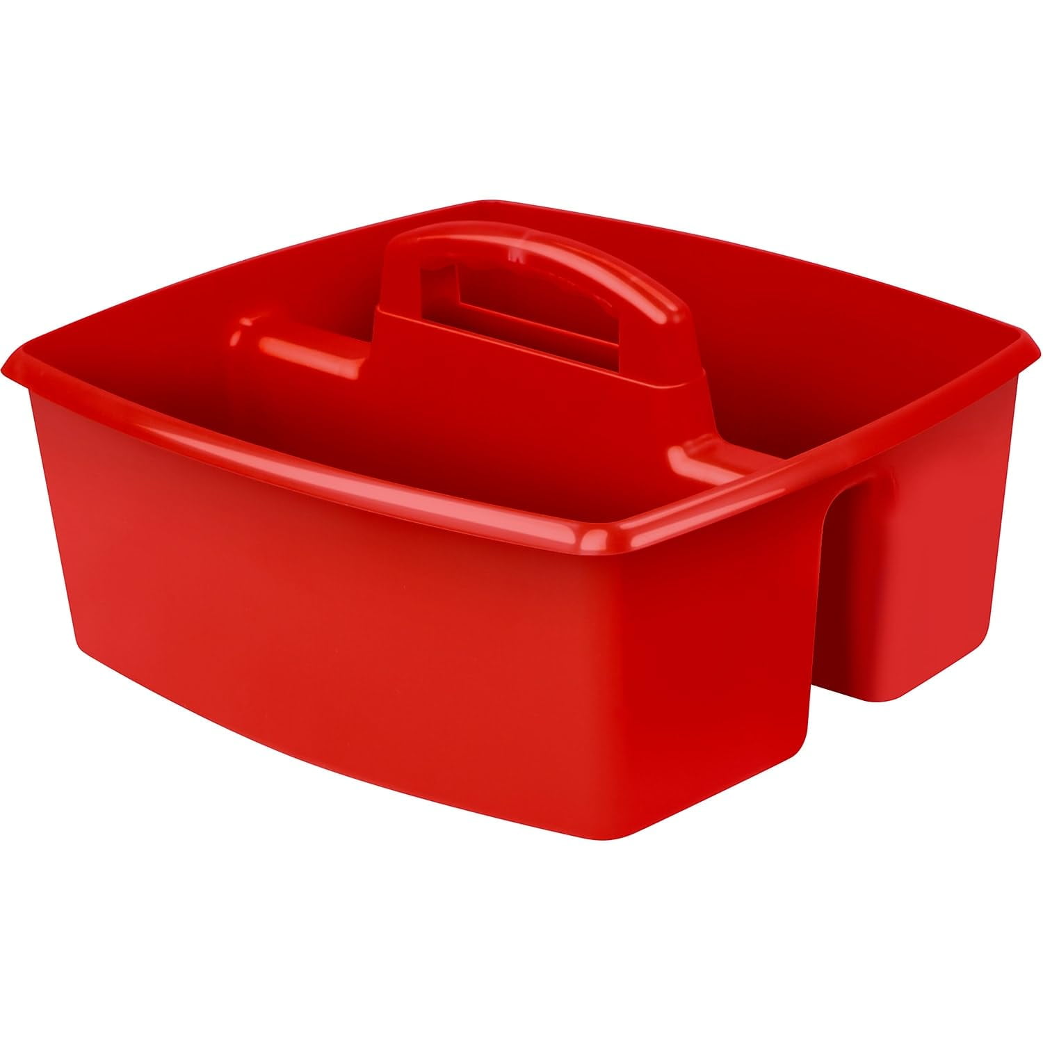 Caddy Storex Industries Storex, Tamaño Grande, Rojo