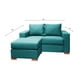 thumbnail image 3 of Sofa Seccional Elisa 2 C Turquesa, 3 of 3