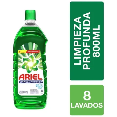 Ariel Detergente Liquido Limpieza Profunda 800Ml