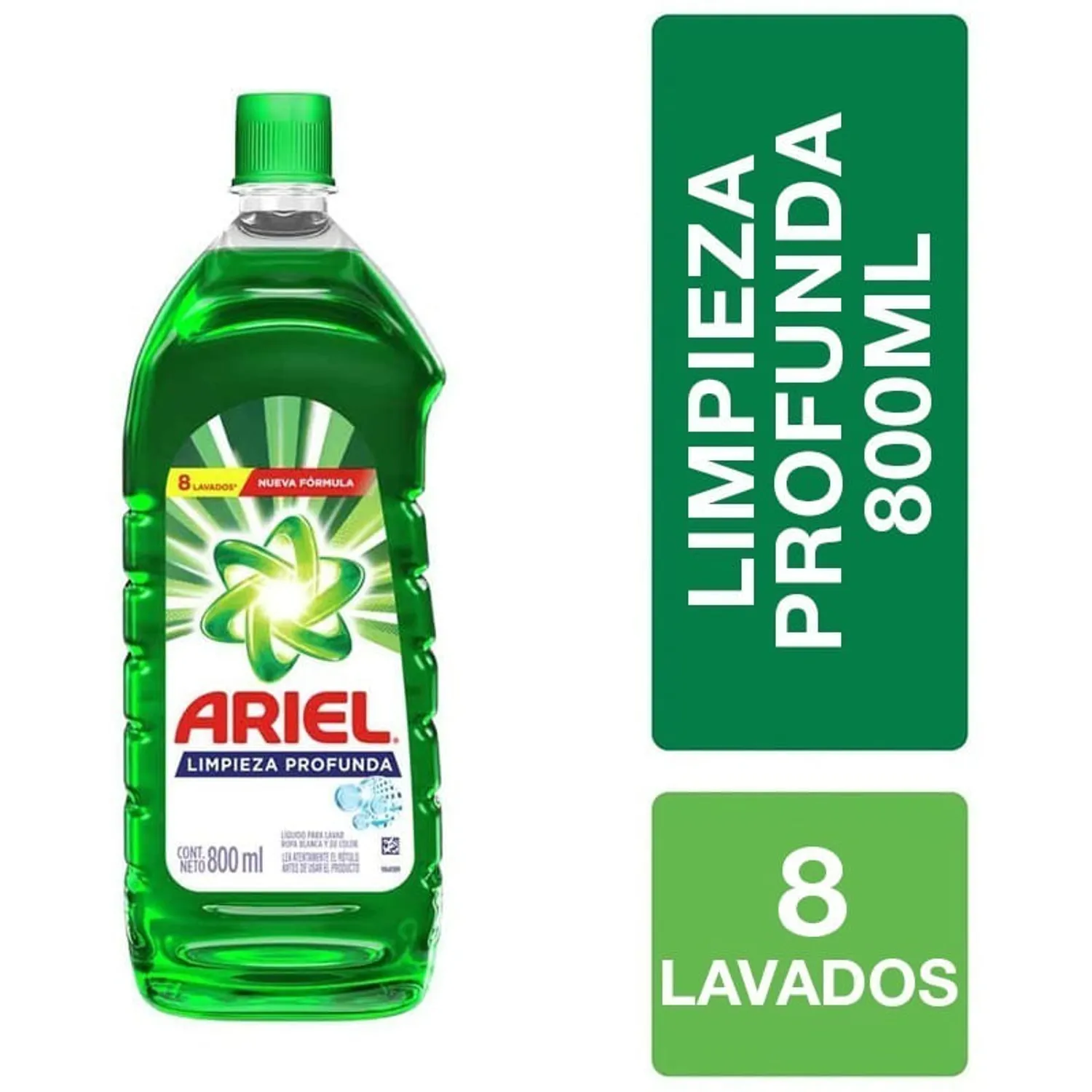 Ariel Detergente Liquido Limpieza Profunda 800Ml