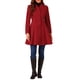 thumbnail image 2 of INSPIRE CHIC Abrigo de Mujer de Pecho Simple A Línea Abrigos de Invierno de Largo Medio XL Rojo, 2 of 6