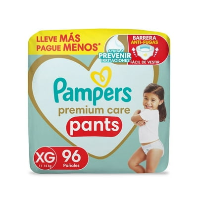 Pañales Desechables Premium Care Pants Talla Xg 96 Un Pampers