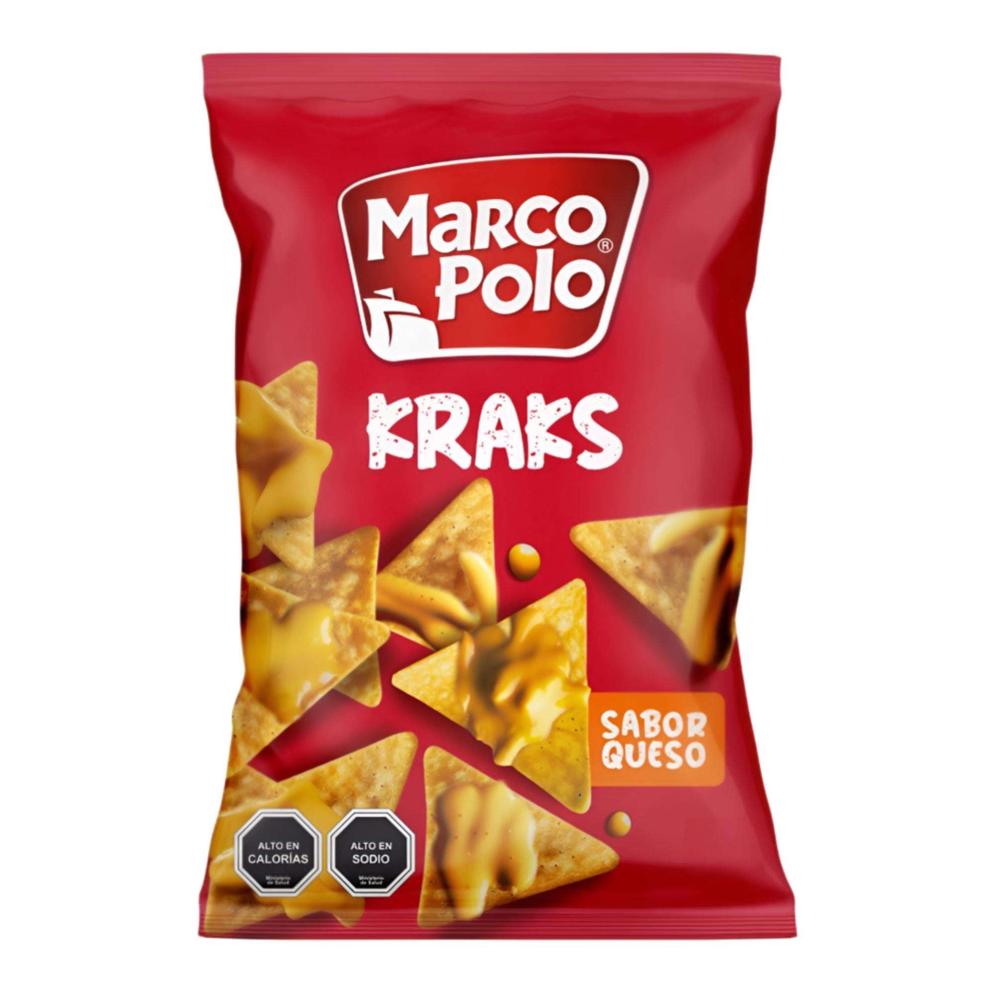 Tortilla Vegetal Kraks Queso 140 g Marco Polo