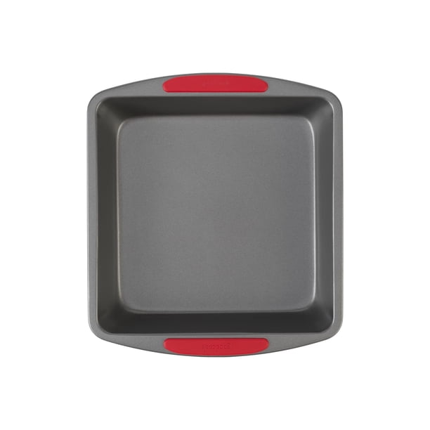 Bandeja para hornear GoodCook MegaGrip cuadrada antiadherente de acero de 8 x 8 pulgadas