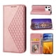 thumbnail image 1 of Funda Flip FOXDOCK para Xiaomi 13 Pro , Estilo Billetera con Diseño Rombo, Correa de Mano y Soporte, Uso Diario, 1 of 6