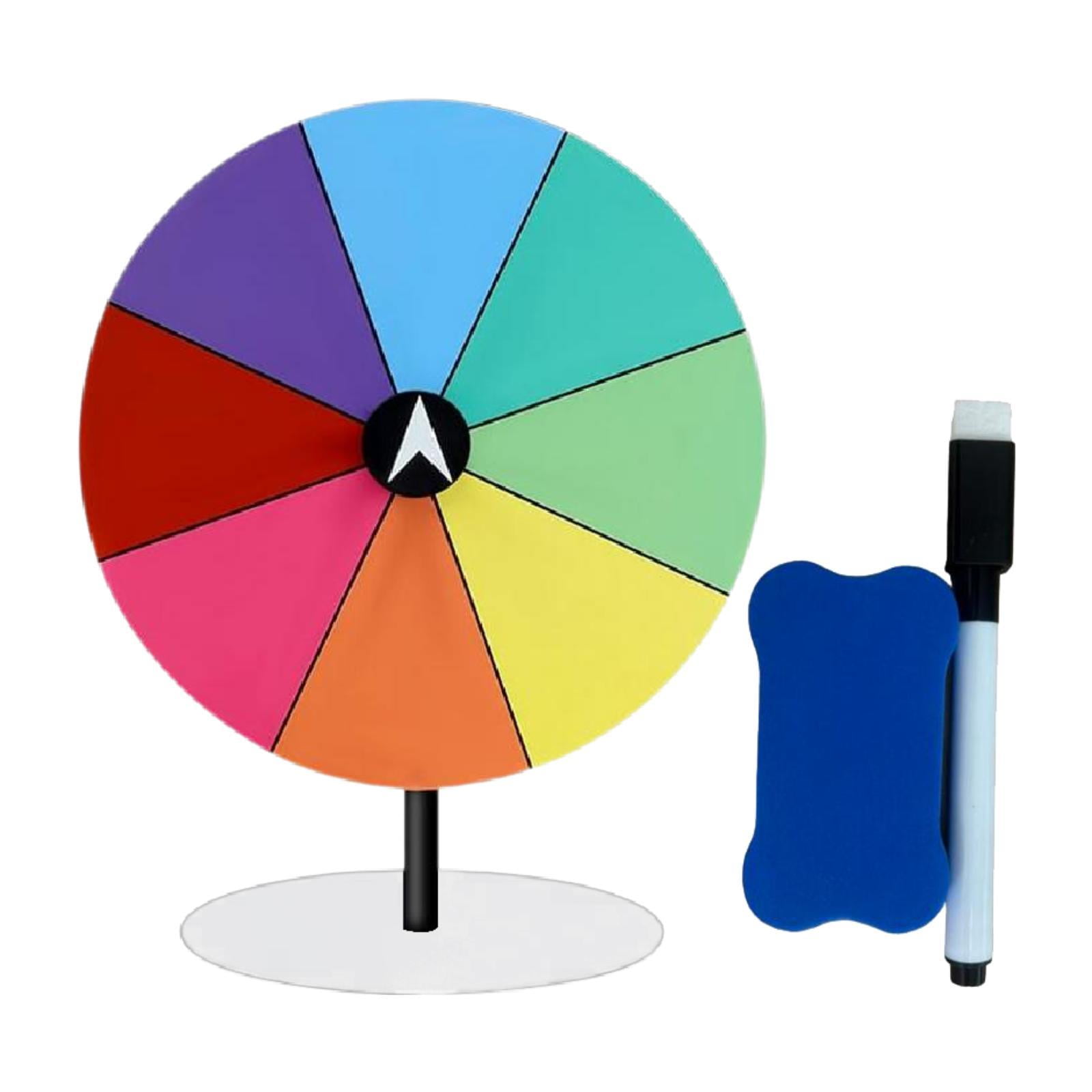 Bothyi - Ruleta De Mesa Acrílica Con Premio Para Fiesta De Cumpleaños En El Aula, Base Redonda