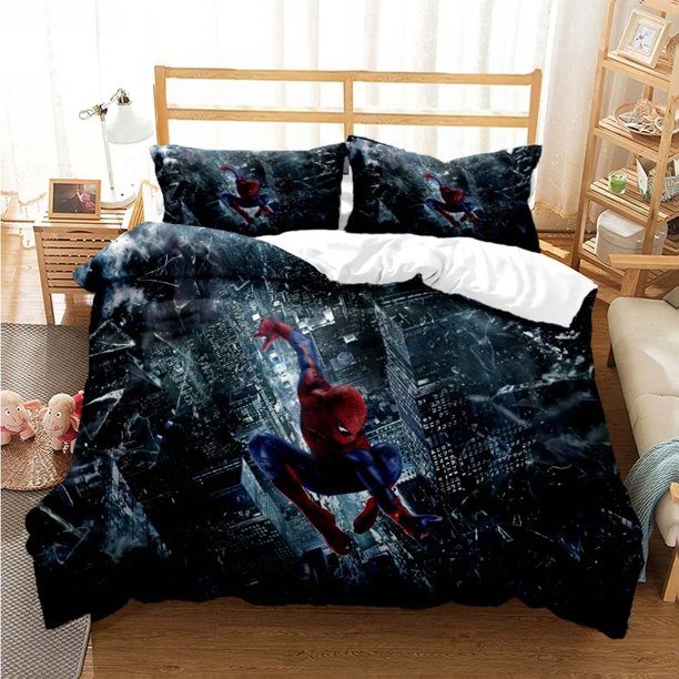 3D Print Spiderman Bedding Set Comforter Sets Anime Quilt Cover king Queen Size Girls Adult Bedding Sets