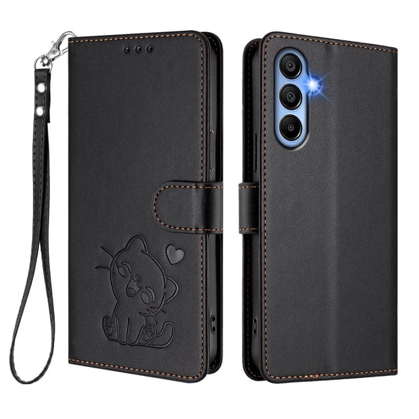 Funda Billetera Magnética para Samsung Galaxy A15, Negro